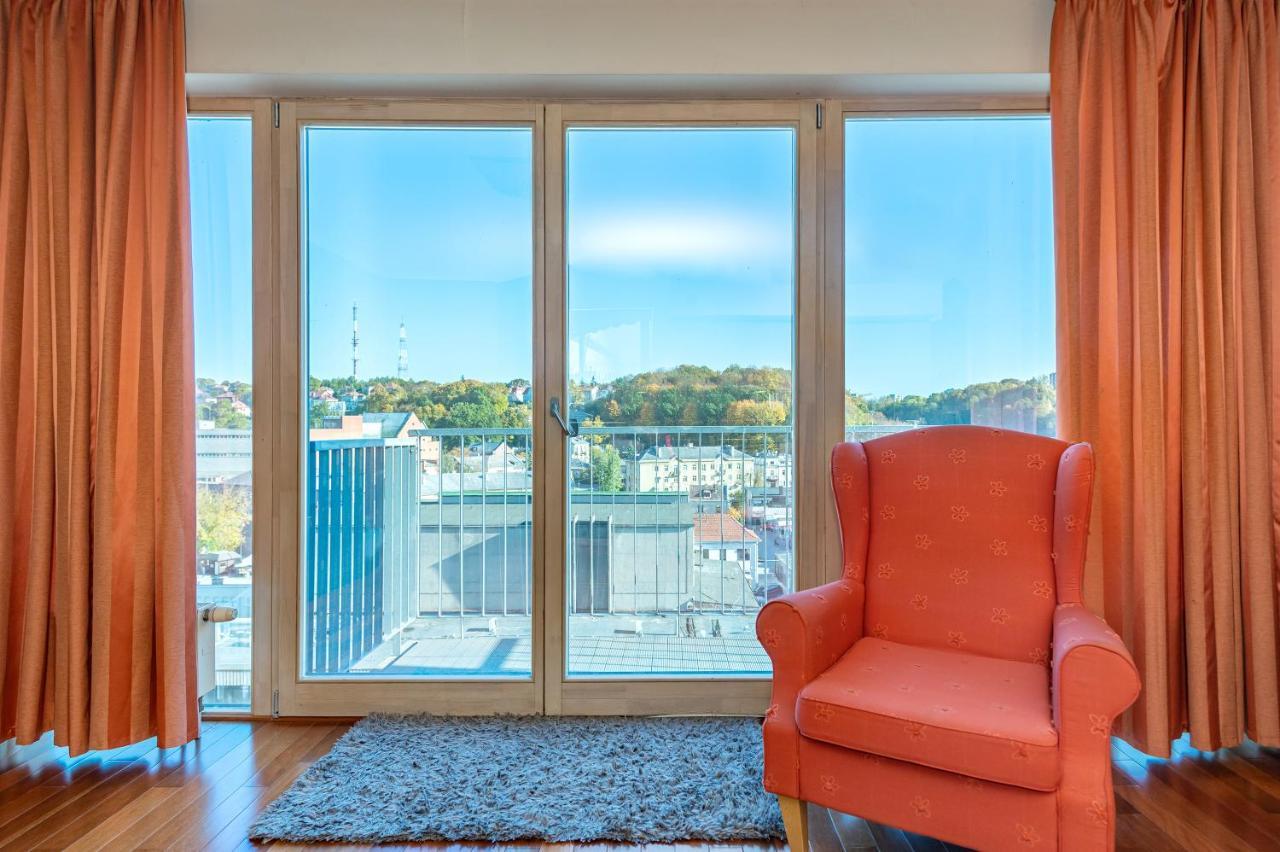 Panoramic City Centre Apartment By Polo Apartments Kaunas Eksteriør billede