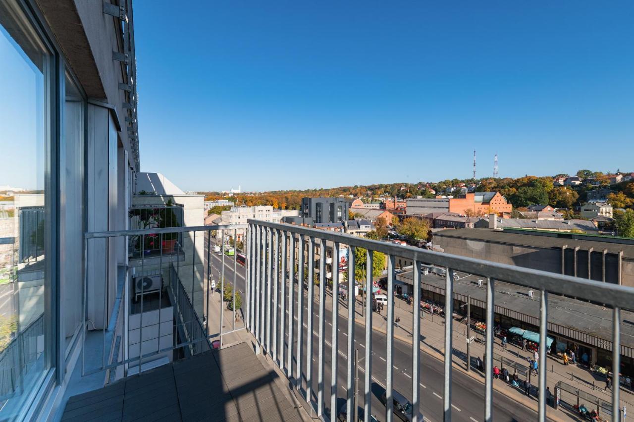 Panoramic City Centre Apartment By Polo Apartments Kaunas Eksteriør billede