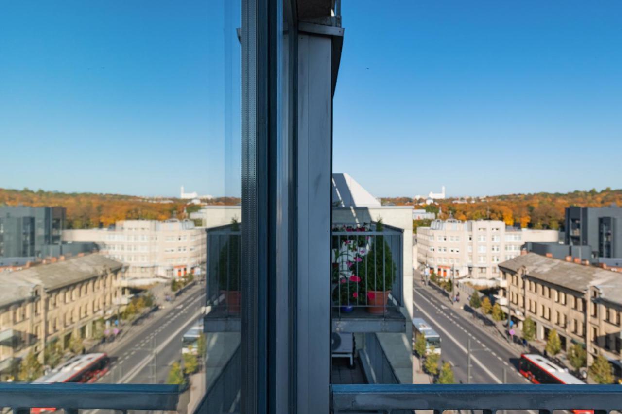 Panoramic City Centre Apartment By Polo Apartments Kaunas Eksteriør billede