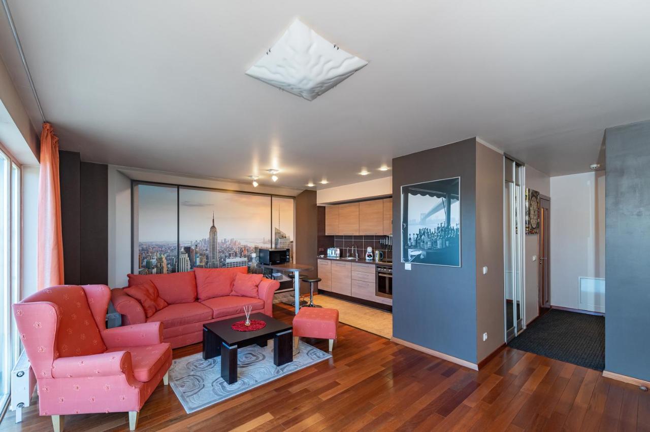 Panoramic City Centre Apartment By Polo Apartments Kaunas Eksteriør billede